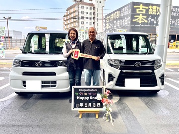ご納車ありがとうございます? | 栃木ダイハツ販売株式会社