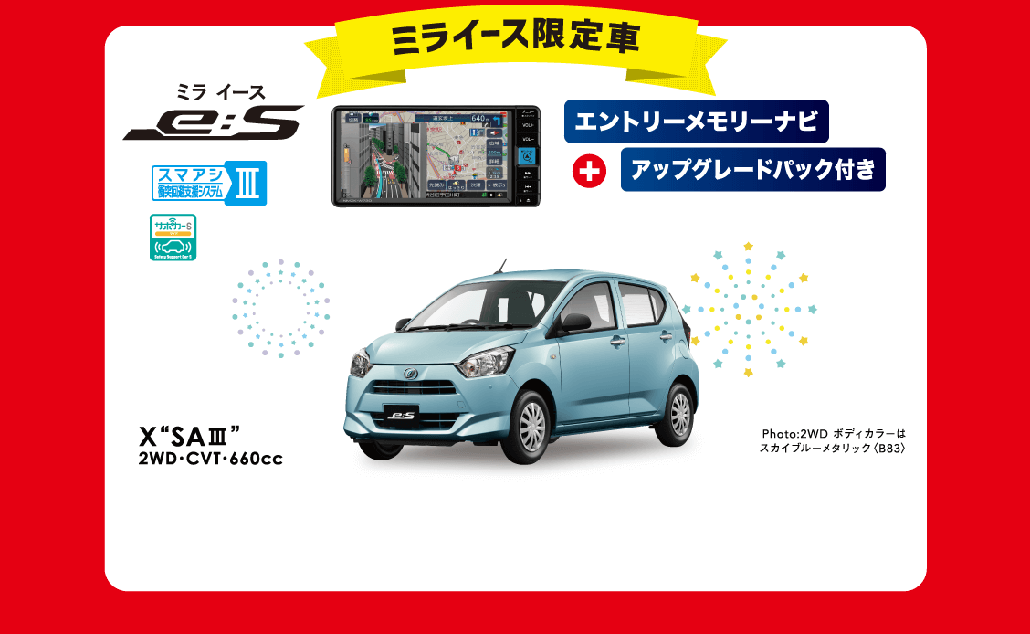 ミライース限定車 X SAⅢ