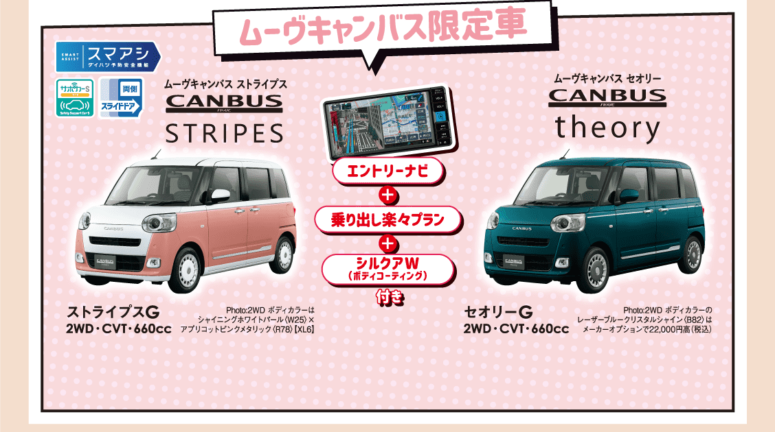 ムーヴキャンバス限定車