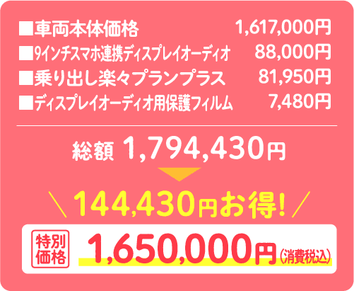 ディスプレイオーディオ仕様
