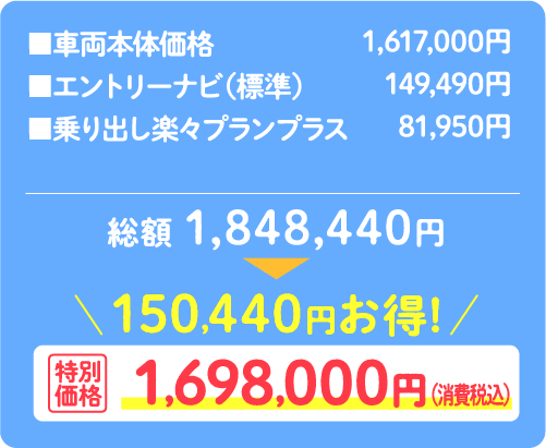 エントリーナビ仕様